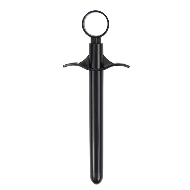 European and American Adult Sex Toys Airplane Cup Lubricant Injection Applicator Black - Shop at LoveMi