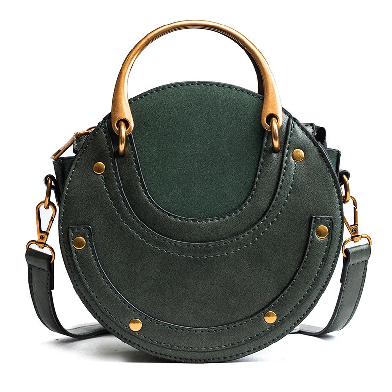 Frosted Stitching One Shoulder Messenger Handbag Green - Shop at LoveMi