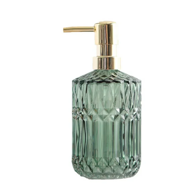 Glass Bottling Creative Home Furnishing Hotel Supplies Bathroom Hand Soap Glass Bottle Green - Shop at LoveMi