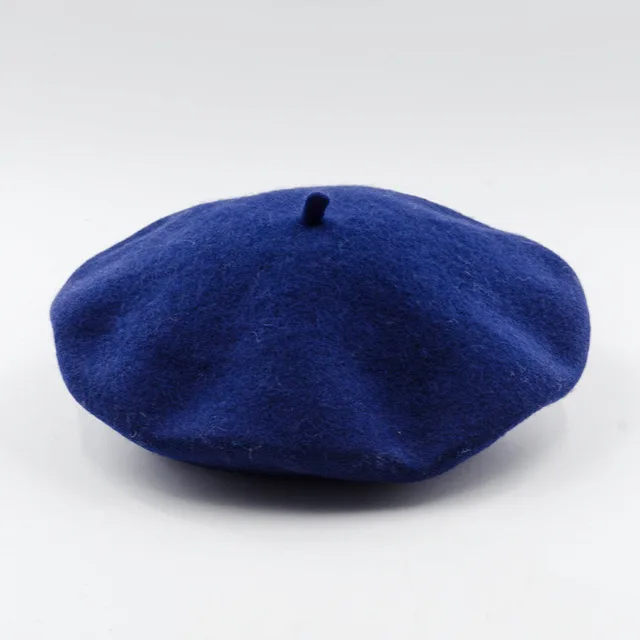British Retro Autumn And Winter Women's Beret Navy - Shop at LoveMi
