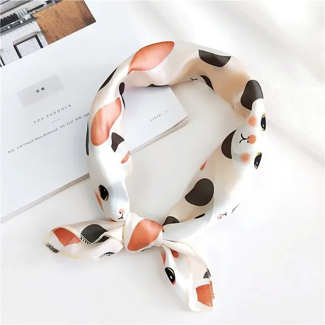 Ladies Head and Neck Scarf Satin Headband Bandage Headband - Shop at LoveMi