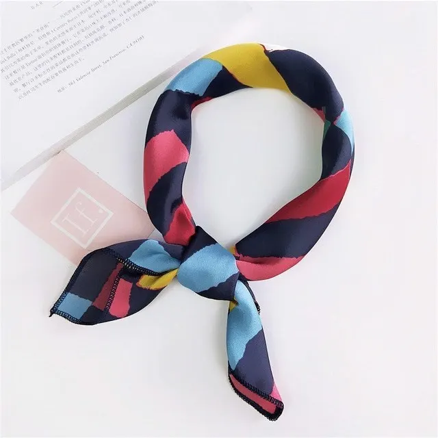 Ladies Head and Neck Scarf Satin Headband Bandage Headband - Shop at LoveMi