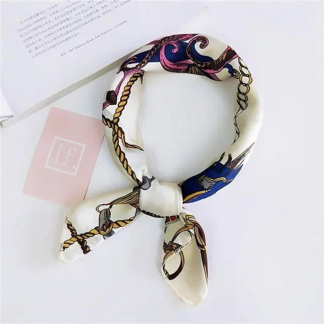 Ladies Head and Neck Scarf Satin Headband Bandage Headband - Shop at LoveMi