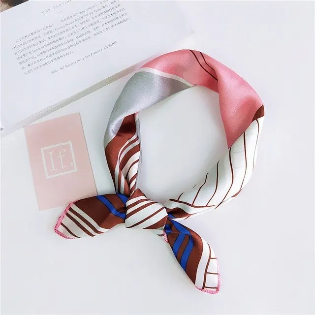 Ladies Head and Neck Scarf Satin Headband Bandage Headband P - Shop at LoveMi