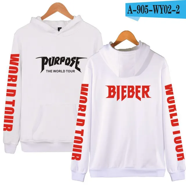 The New Justin Bieber Co Branded The Same Hooded Sweater Hoodie White - Shop at LoveMi