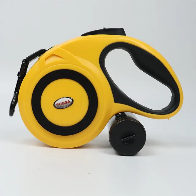 Automatic Telescopic Traction Rope Pet Products Yellow - Shop at LoveMi