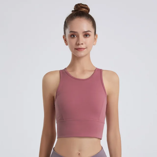 Yoga Wear Women's Sleeveless Hollow Mesh Quick Drying Sports Vest Pink - Shop at LoveMi