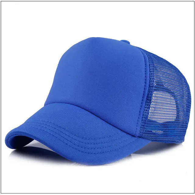 Work CapMeshCap Polyester Cotton Sun Visor AdvertisingCap Blue - Shop at LoveMi