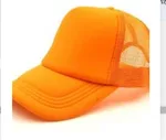 Work CapMeshCap Polyester Cotton Sun Visor AdvertisingCap - Orange