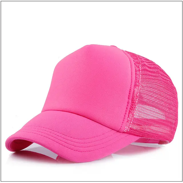 Work CapMeshCap Polyester Cotton Sun Visor AdvertisingCap Rose Red - Shop at LoveMi