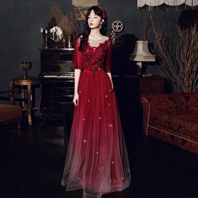 Black Annual French Dinner Dresses Red - Shop at LoveMi