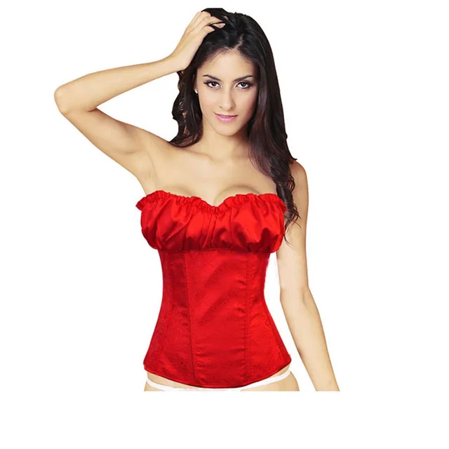 European And American Court Corset Corset Red - Shop at LoveMi