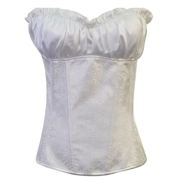 European And American Court Corset Corset White - Shop at LoveMi