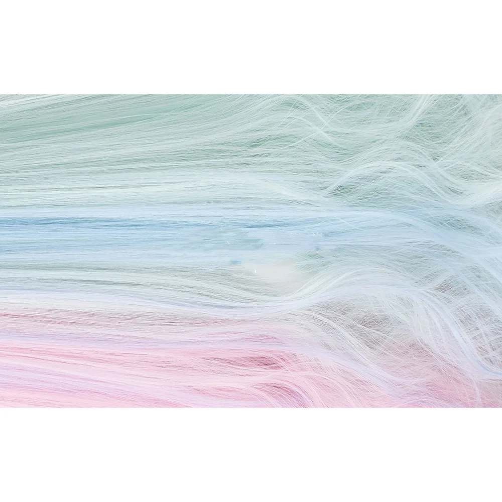Harajuku Soft Girl Lolita Macaron Lolita Long Curly Hair - I