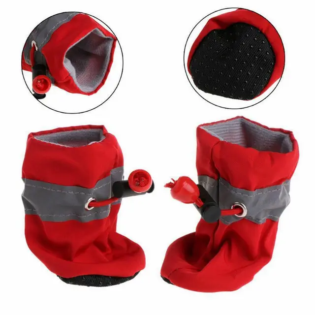 Pet Shoe Foot Cover Customized Pet Dog Shoes Red - Shop at LoveMi
