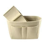 Insert Bag Case Multi-function for Ladies Travel - Beige