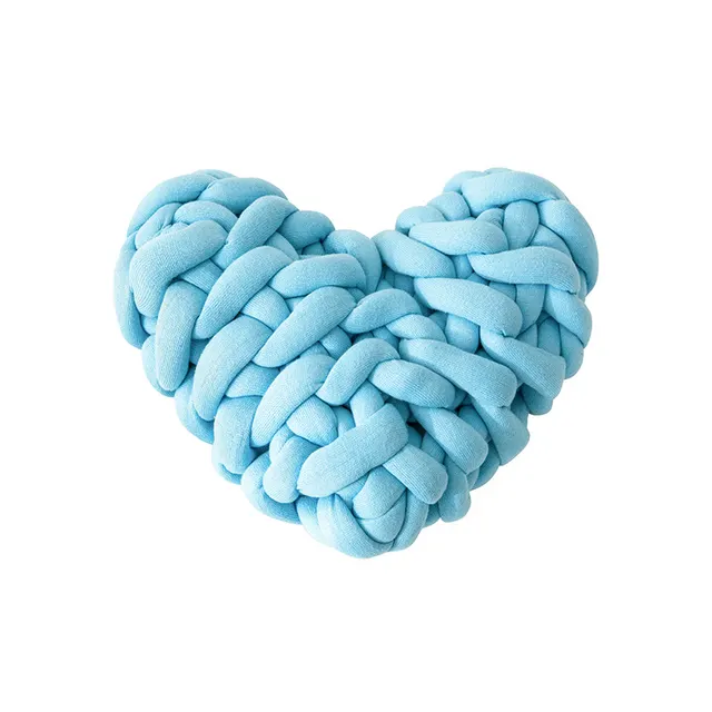 New Nordic Style Love Knot Pillow Blue - Shop at LoveMi