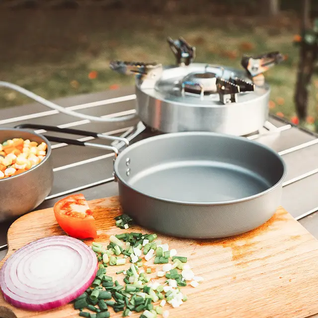 Fire Maple Mobile Kitchen's New Barbecue Frying Pan Grey - Shop at LoveMi