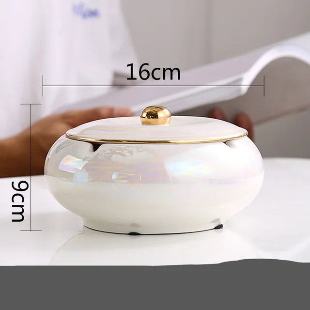 Ceramic Ashtray Creative Living Room Office Hotel Club Ashtray - Shop at LoveMi