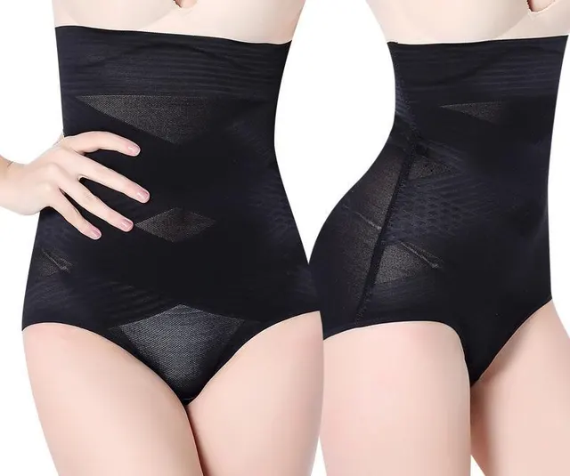 Female Fishbone Shaping Belly Shaping Pants Black - Shop at LoveMi