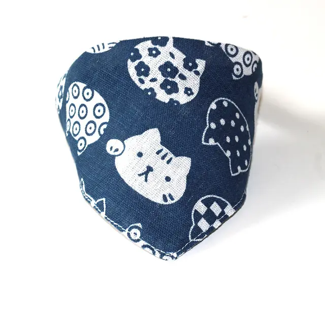 Pet Triangle Dog Scarf Cat Collar Christmas Small Dog Saliva Towel Blue - Shop at LoveMi
