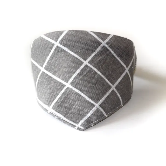 Pet Triangle Dog Scarf Cat Collar Christmas Small Dog Saliva Towel Grey - Shop at LoveMi