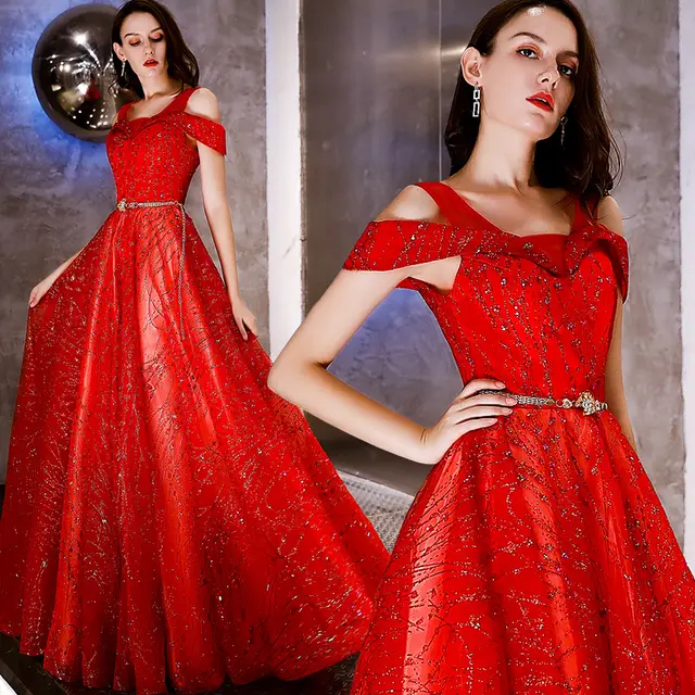 Noble And Elegant Long Evening Dress Red - Shop at LoveMi