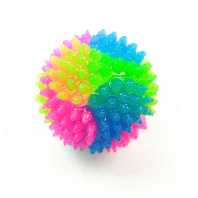 High Stretch Dog Toy Ball Luminous Tricolor Ball - Shop at LoveMi