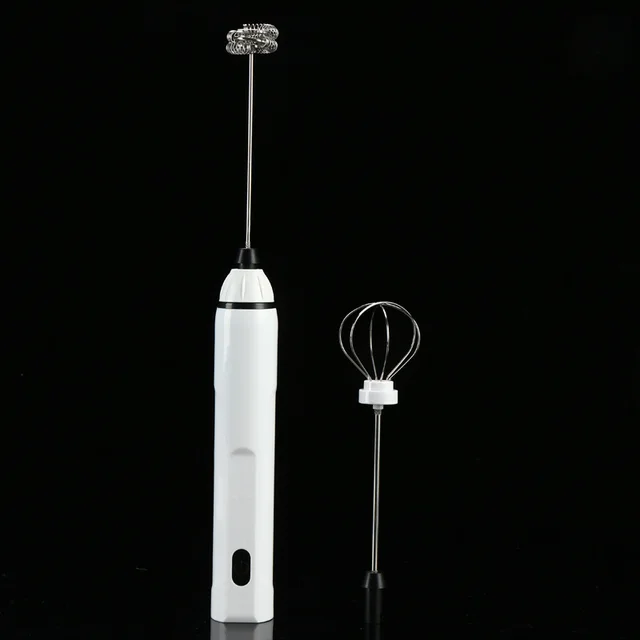 Electric Whisk Milk Frother 3 Speed Adjustable Household White - Shop at LoveMi