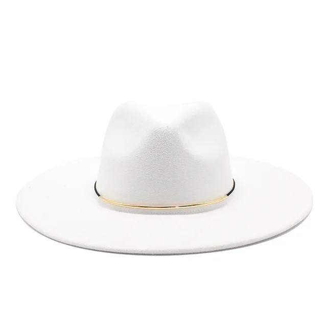 Autumn And winter Woolen Top Hat Ladies Trend Hat White - Shop at LoveMi