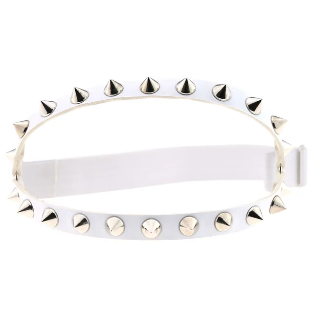 Punk Style Hip Hop Leg Ring Foot Ring Double Garter Belt White - Shop at LoveMi