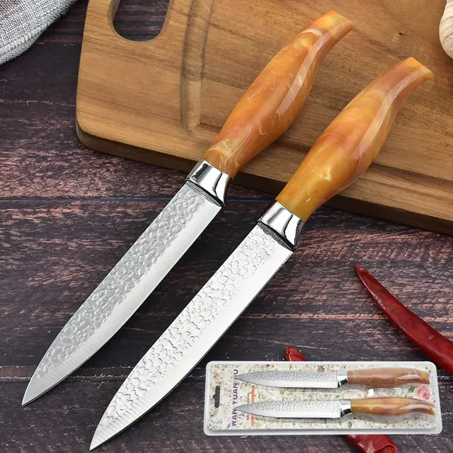Stainless Steel Marble Handle Knife - Shop at LoveMi