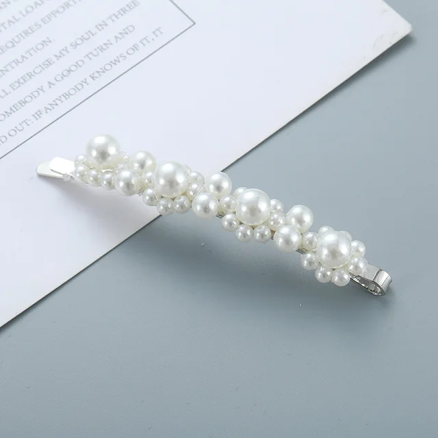 Korean Headdress with Pearl Hairpin Silver - Shop at LoveMi