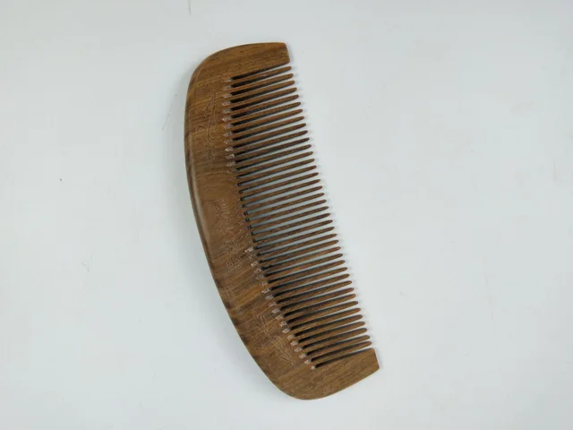 Sandalwood Comb Wooden Hair Comb Green Sandalwood Meridian Wooden Comb - Shop at LoveMi