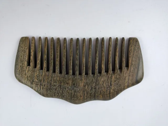 Sandalwood Comb Wooden Hair Comb Green Sandalwood Meridian Wooden Comb - Shop at LoveMi