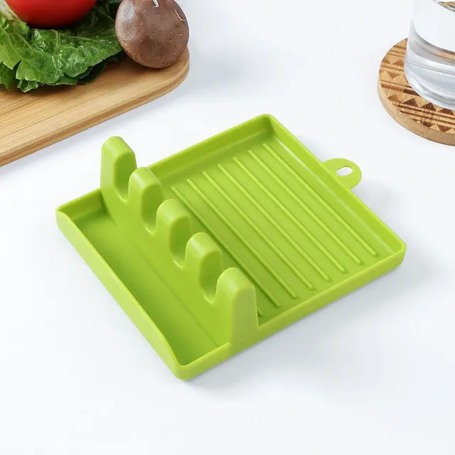 Spatula Rack Kitchen Shelf Household Spoon Chopsticks Lid Storage Green - Shop at LoveMi