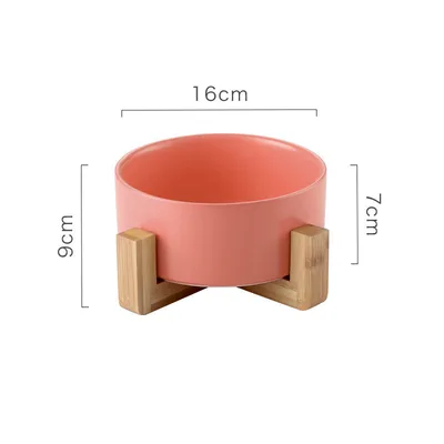 Single Bowl Tipping Prevention Drinking Bowl For Dogs and Cats Pink - Shop at LoveMi