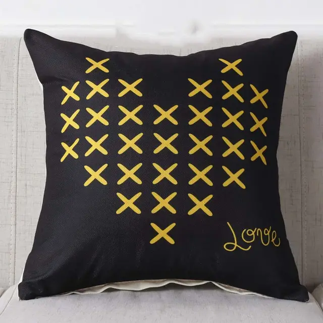 Simple Geometric Retro Pillow Pillowcase 4 - Shop at LoveMi