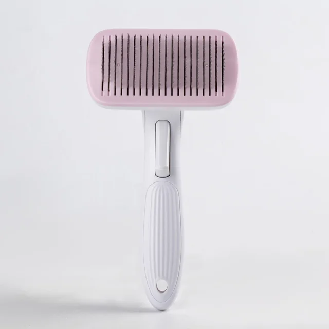 New One Key Hair Removal Needle Comb For Pet Dogs Pink - Shop at LoveMi