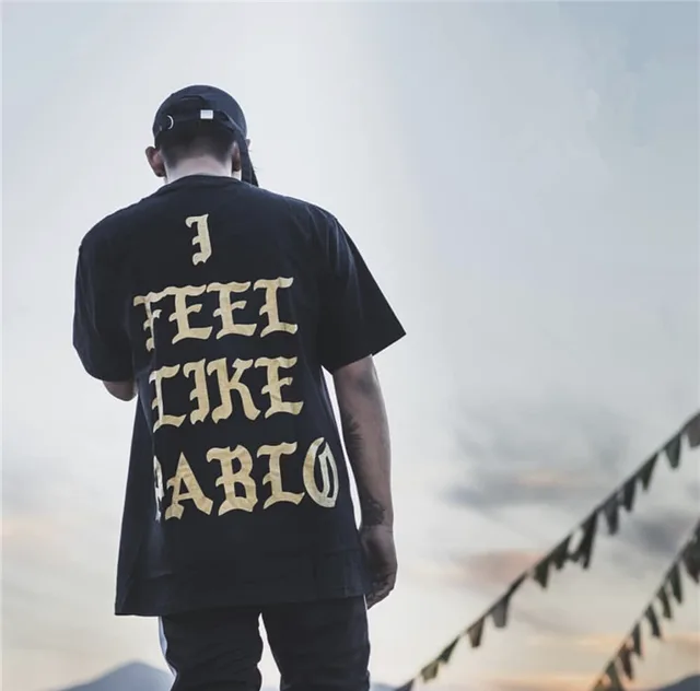 Kanye West I Feel Like Pablo Popular logo T Shirt for Male and Female Couples - Shop at LoveMi