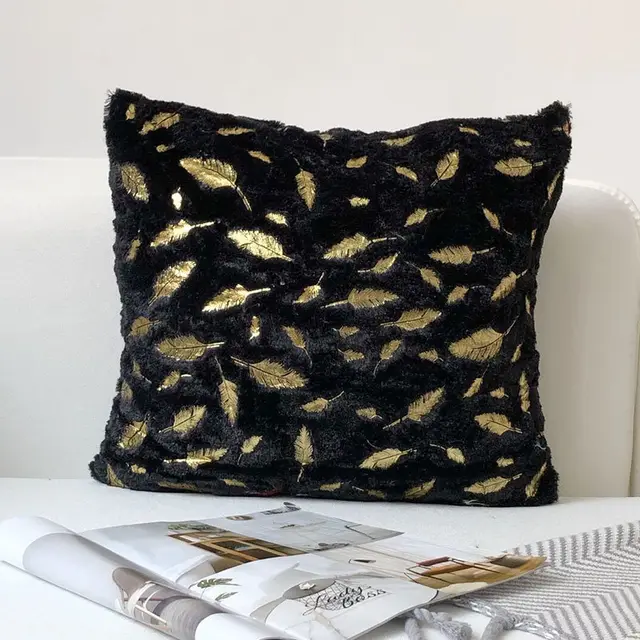 New Modern European Style Plaid Patch Cotton and Linen Pillowcase - Shop at LoveMi
