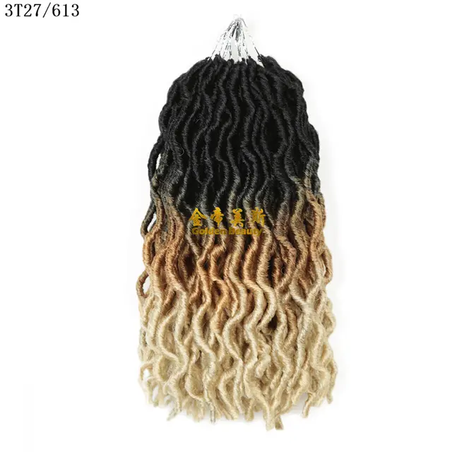 African Long Curly Hair 12inch Chemical Fiber Dirty Braid 3T27/613 - Shop at LoveMi