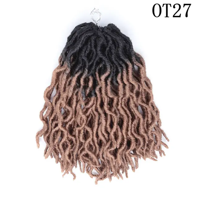 African Long Curly Hair 12inch Chemical Fiber Dirty Braid Ot27 Color - Shop at LoveMi