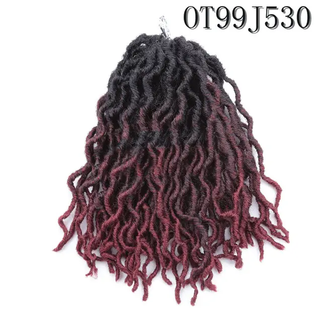 African Long Curly Hair 12inch Chemical Fiber Dirty Braid Ot99J530 Color - Shop at LoveMi