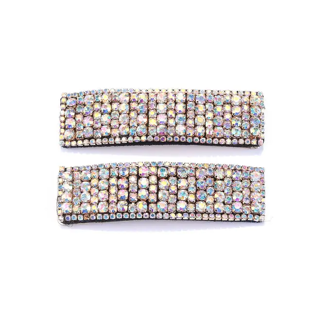 Full Rhinestone Women's Super Flashing Hairpin Set Colorful - Shop at LoveMi
