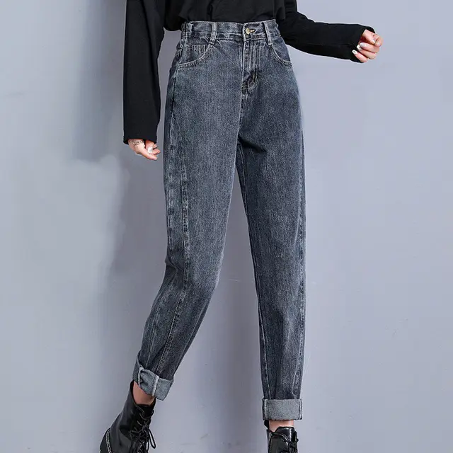 Temperament Stretch Jeans Women Fall and Winter High Waist Was Thin Light Blue - Shop at LoveMi