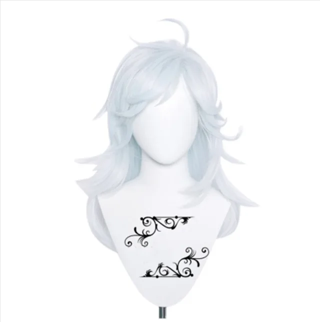 Yuuki Cos Wig Overall Layered Anti warping Easy to Shape White - Shop at LoveMi