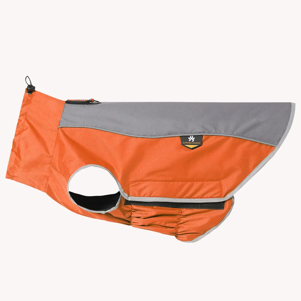 Outdoor Sports Jackets Cold-proof Suits Waterproof Raincoats - Orange