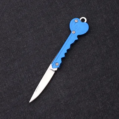 Portable mini knife folding portable outdoor knives Dark Blue - Shop at LoveMi