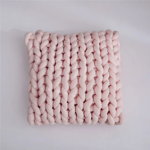 Seamless Thick Tube Pillow Cushion Home Soft Assembly Decoration With Core Pink - Shop at LoveMi